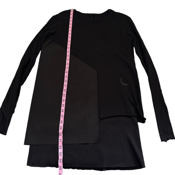 Army of Me | Black Asymmetrical Layered Long Sleeve Top Size S Emo Goth - Picture 12 of 12